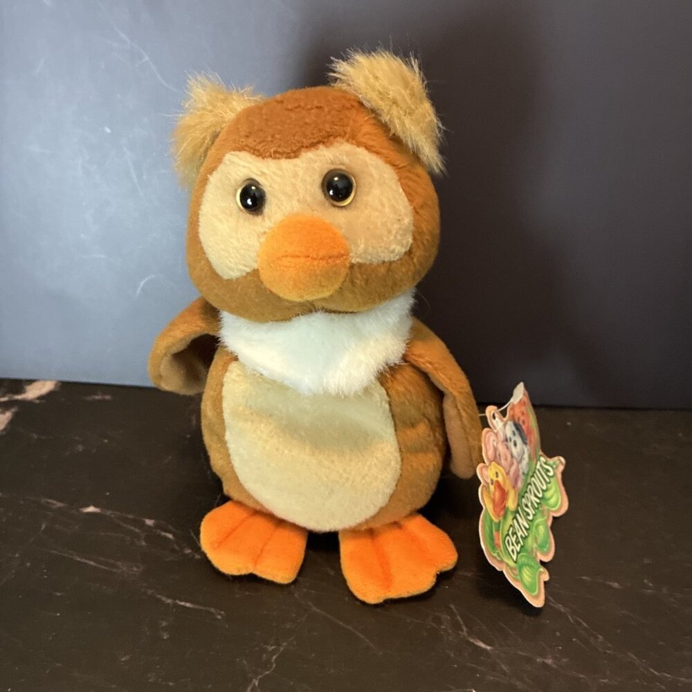 Bean Sprouts Owliver Owl Plush Toy Gift Innovations Stuffed Animal Vintage